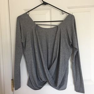Montiel long sleeve open back